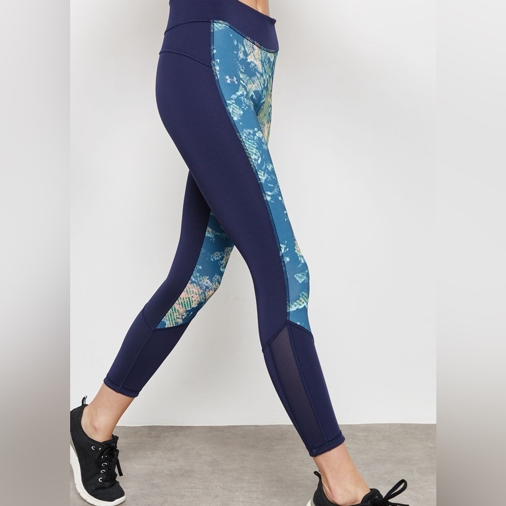 Under Armour Women's HeatGear Compression Workout Leggings Pant Size Small
